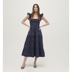 NWT Hill House Navy Petite Fleur Nap Dress